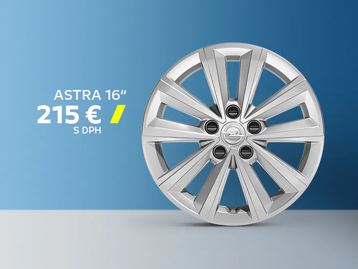 Zliatinové disky - Opel Astra